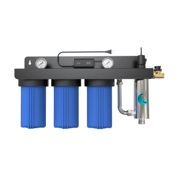 Station de Traitement d'Eau UV 10 pouces triple filtration Domestique Premium Desineo pour maison appartement