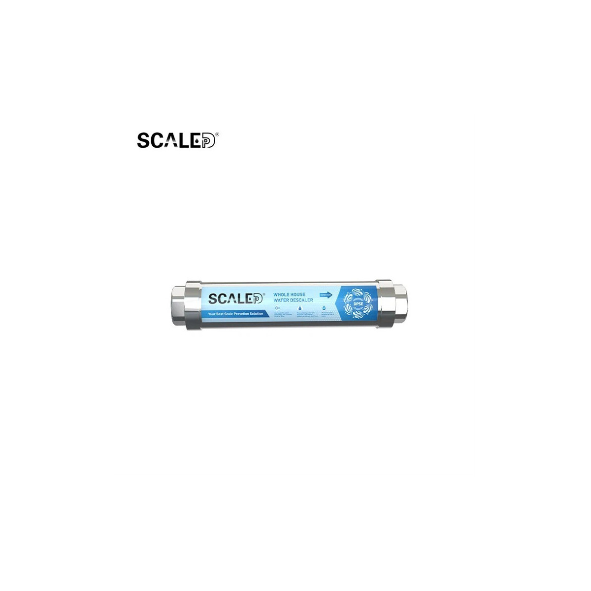 Filtre Anti Calcaire Magnétique Anti Tartre pour Chauffe-Eau, Générateur de Vapeur, Cuisine et Salle de Bain desineo