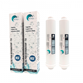 Filtro de agua x2 para refrigerador compatible con cualquier refrigerador