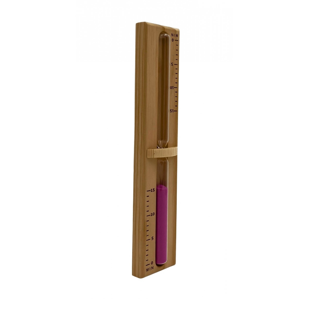 Sablier pour Sauna 15 minutes en bois de pin massif  pour sauna spa accessoire de sauna