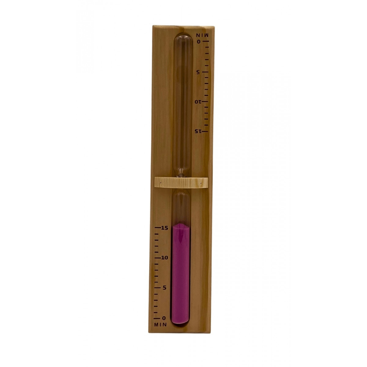 Sablier pour Sauna 15 minutes en bois de pin massif  pour sauna spa accessoire de sauna