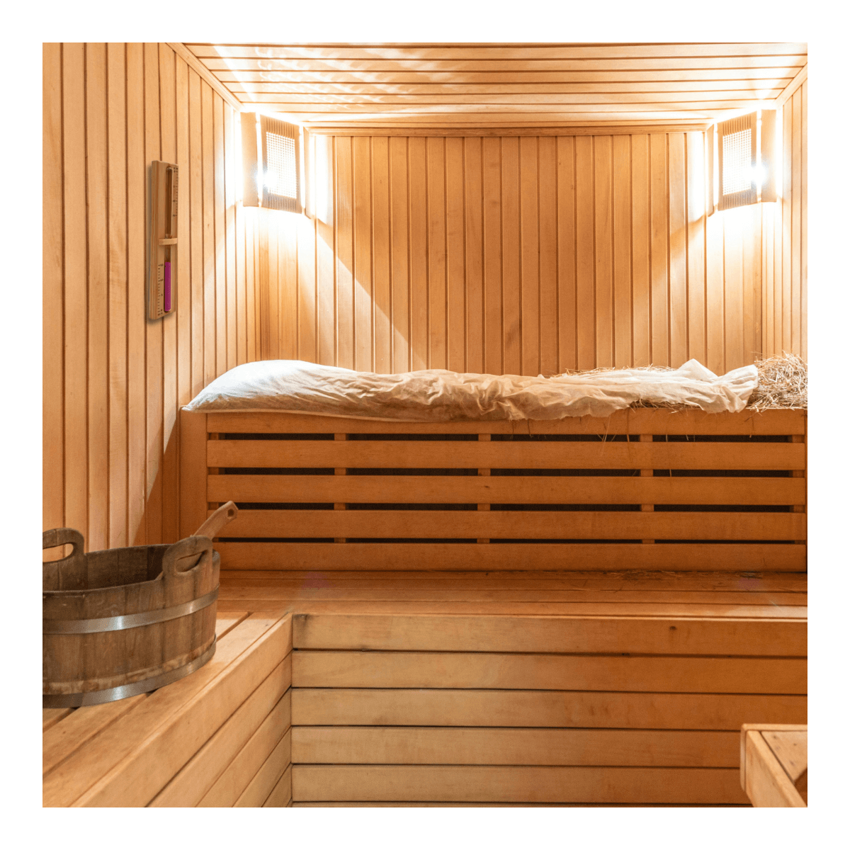 Sablier pour Sauna en bois de pin massif