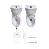 Abattant de Toilette Japonais WC Lavant et siège Chauffant séchage Automatique Desineo, eau chaude Élégant et Éco-responsable