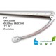 Striscia LED 1M intenso bianco IP65 12vDC + trasformatore
