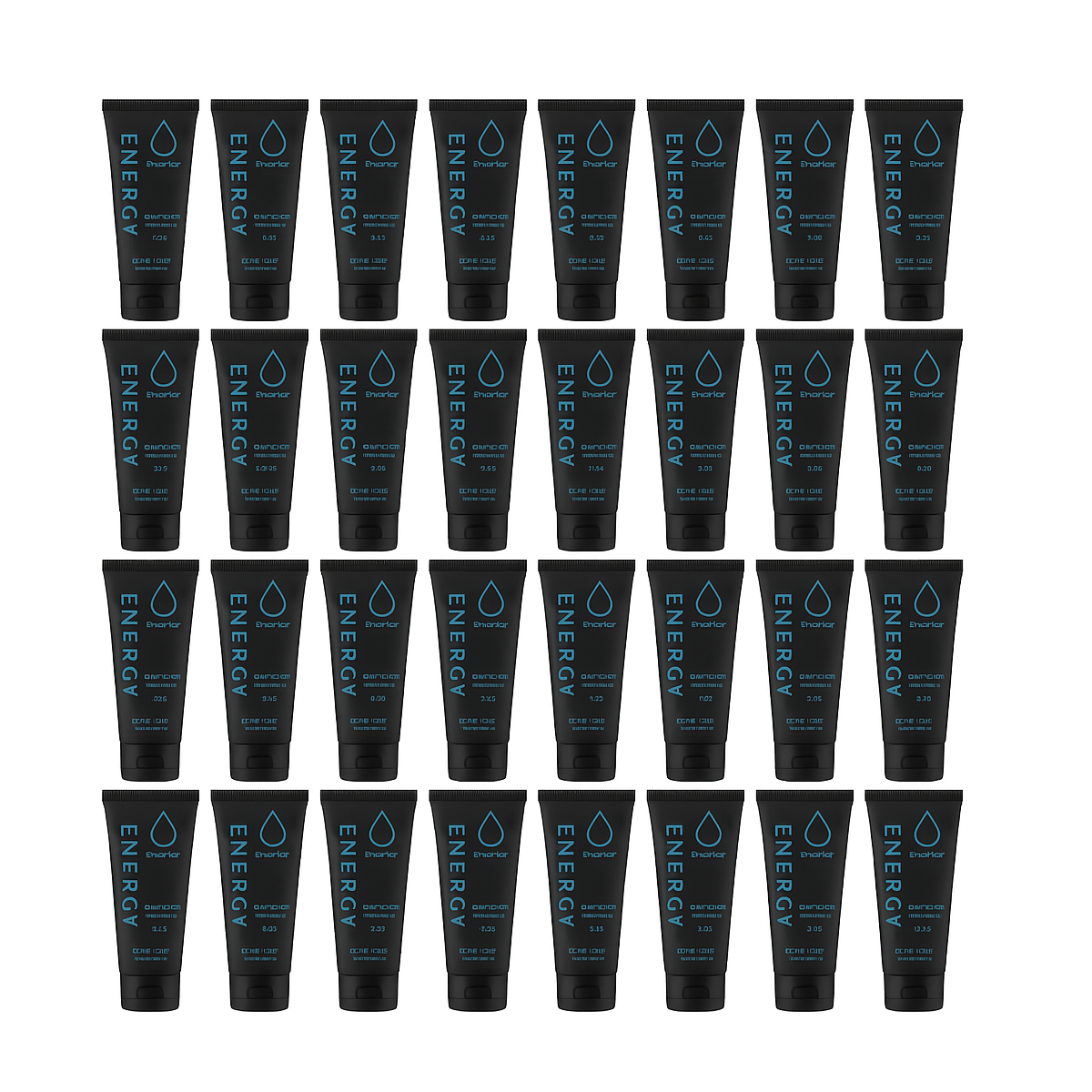Lot de 60 gels Douche 50ml Corps et Cheveux de Sport Énergétique aux Arômes Frais - Fresh Body Performance BodyClean