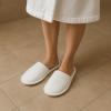 Socken geschlossen Pantoffel Einweg Schwamm Weiß