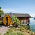 Sauna esterna Harvia tipo barile con stufa a legna 220 cm (W) x 220 cm (diametro)