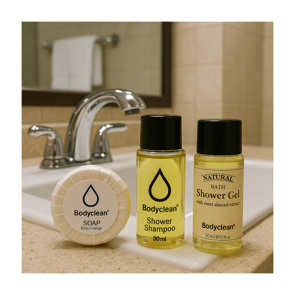 Menge 3x120 Shampoo Gel Dusche Seifen Körperpflege Körperreinigungskörper reinigen 30 ml