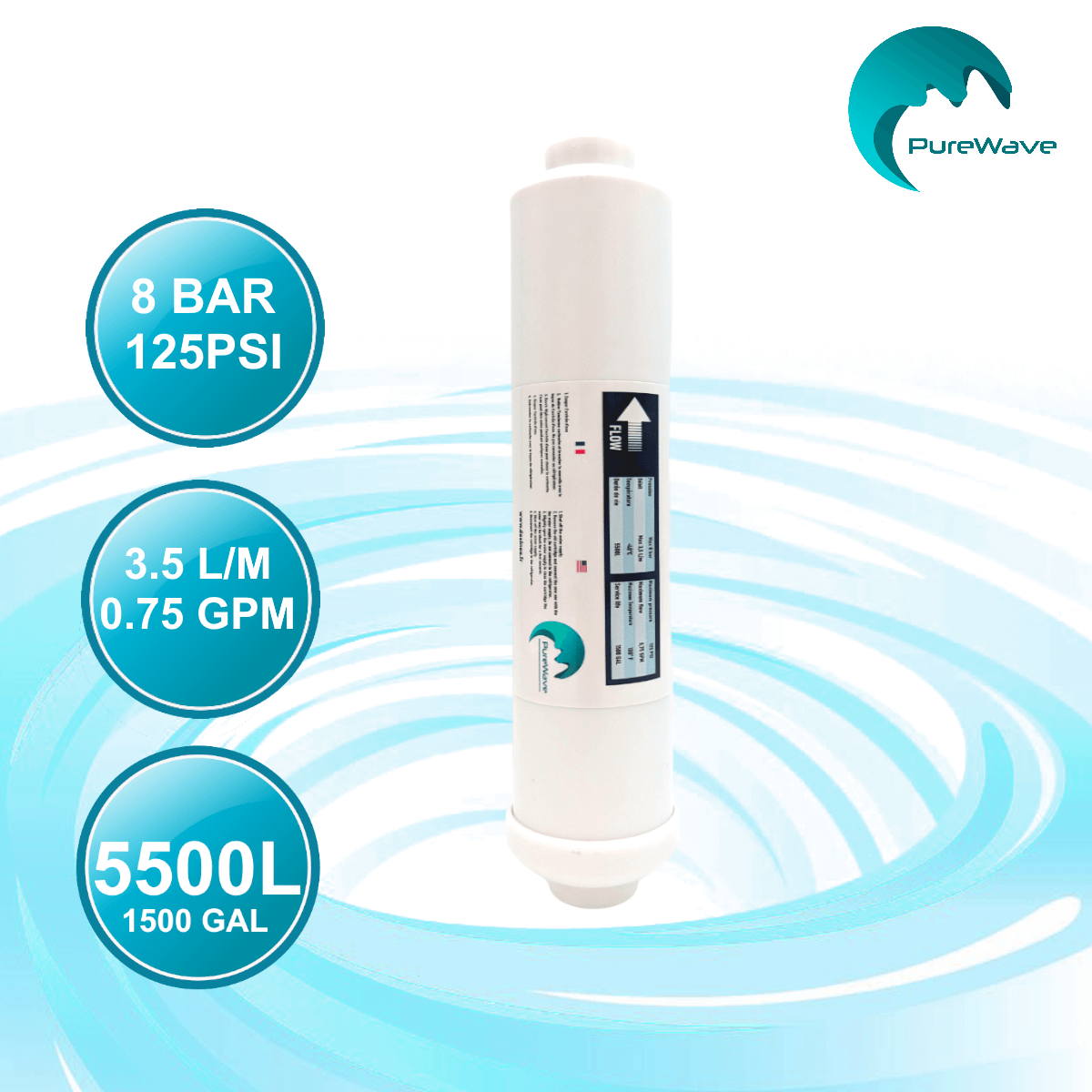 Filtro de refrigerador x 3 compatibles con cualquier refrigerador