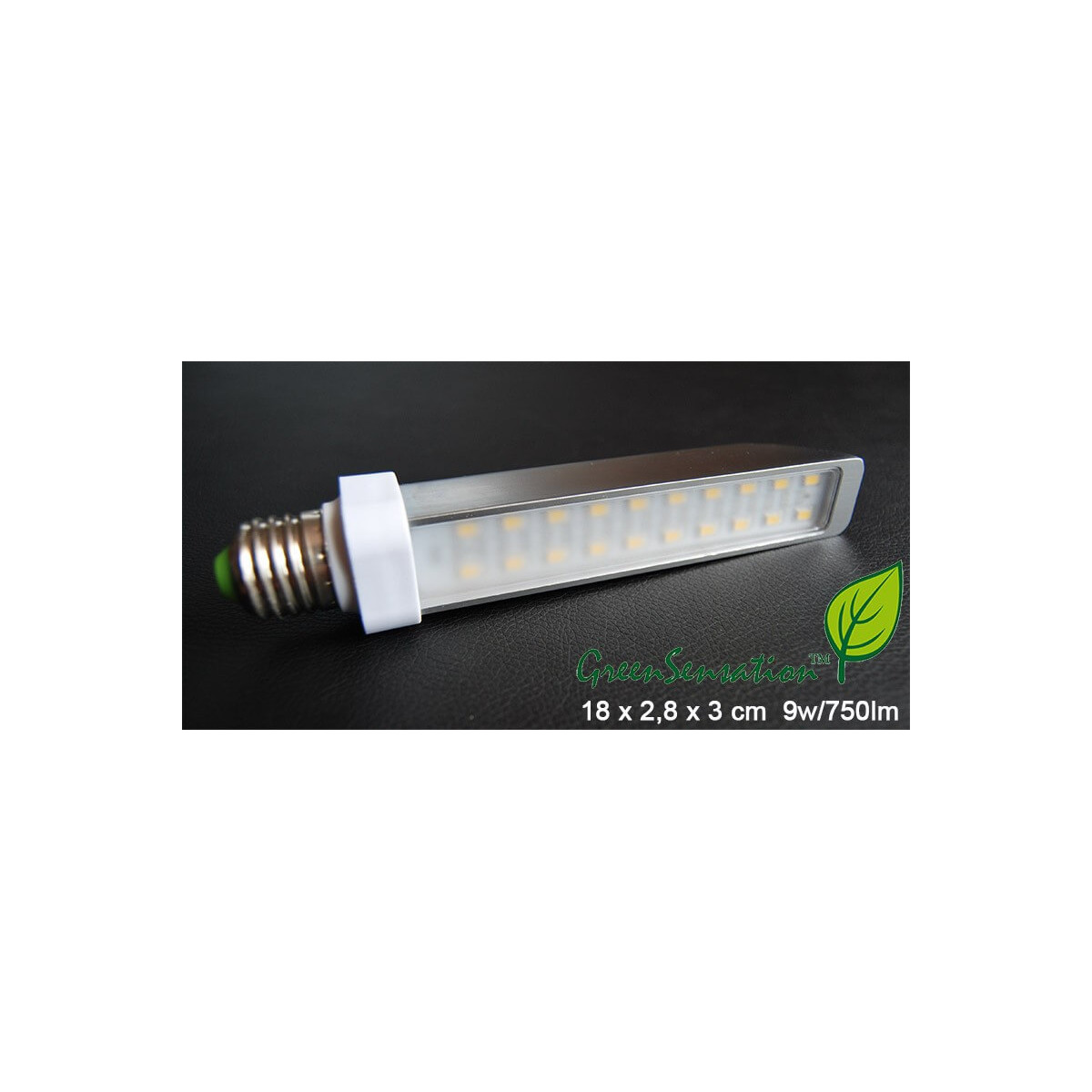 Bombilla led E27 9w iluminación plana en aluminio ultra económica Green Sensation c