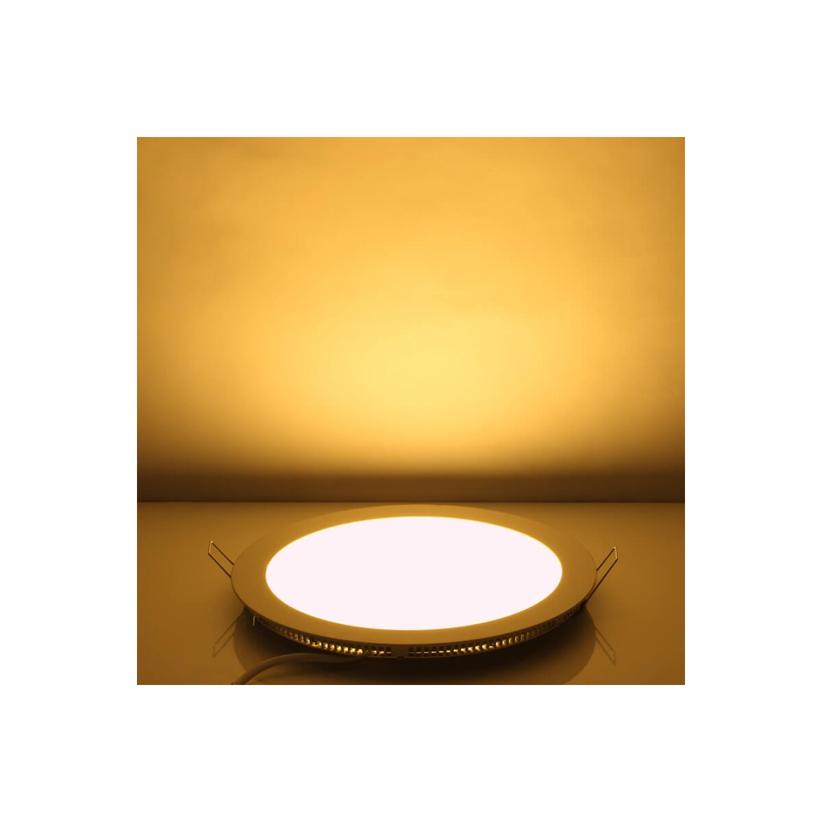 Rundes LED-Einbaupanel 9 W Warmweiß 14,5 cm + Transformator