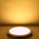 Rundes LED-Einbaupanel 9 W Warmweiß 14,5 cm + Transformator