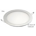 Panneau à LED rond encastrable 18w Blanc Neutre 22,5 cm