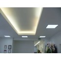 Quadratisches LED-Panel 60 x 60 x 1 cm Neutralweiß 38 W mit Transformator Beispielproduktion