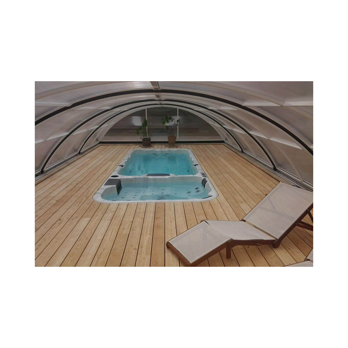 Piscina termale "Aquatic 3" 8 posti 580 x 224 x 155 cm