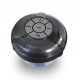 Moisture-resistant black bathroom Bluetooth speaker