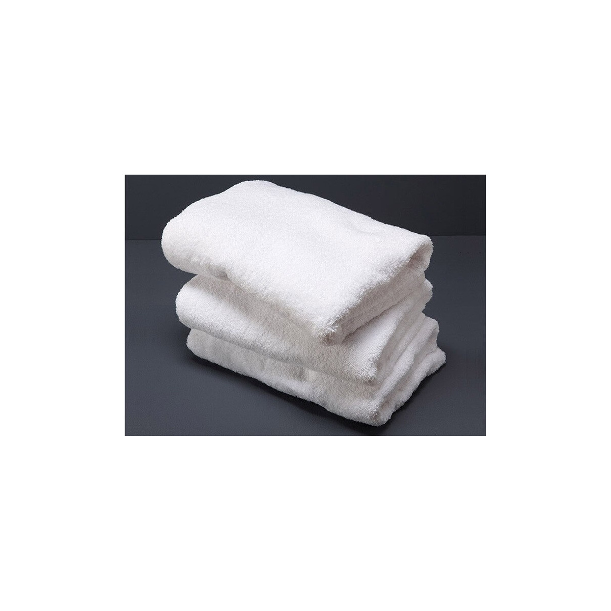 Badetuch 70 x 140 cm weiß 100 % Baumwolle 500 g/m2