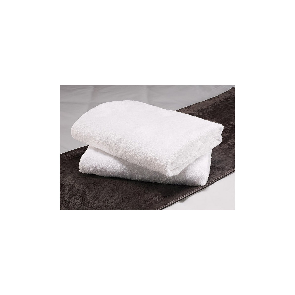 Badetuch 70 x 140 cm weiß 100 % Baumwolle 500 g/m2