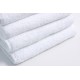 Lot of 10 towels 70 x 140 cm white 100% cotton 500 g/m2