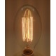 Vintage Lampe Glühbirne Edison E27 BT75 scheinbare Filamente
