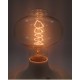 Set di 3 vintage alla spirale di filamento lampadina Edison E27 BR85