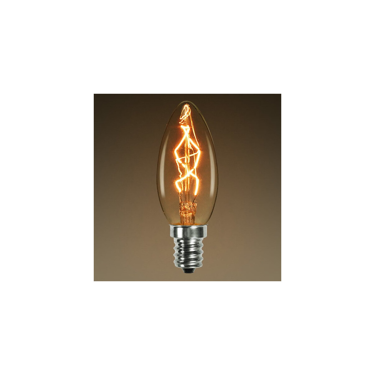 Lampadina vintage Edison E14 C35 a incandescenza