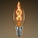 Lampadina vintage Edison E14 C35 a incandescenza