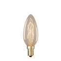 Vintage Glühbirne Edison E14 C35 Glühlampe