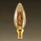 Ampoule vintage incandescente bulb Edison E14 C35 25W