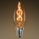 Sacco di lampadina ad incandescenza dell'annata 3 lampadine Edison E14 C35
