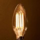 Vintage ha condotto C35 E14 - 4W lampadina apparente filamenti