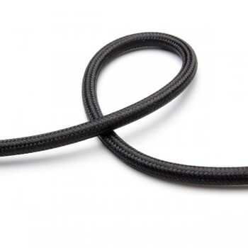Cable negro tela retro vintage look alambre tejido