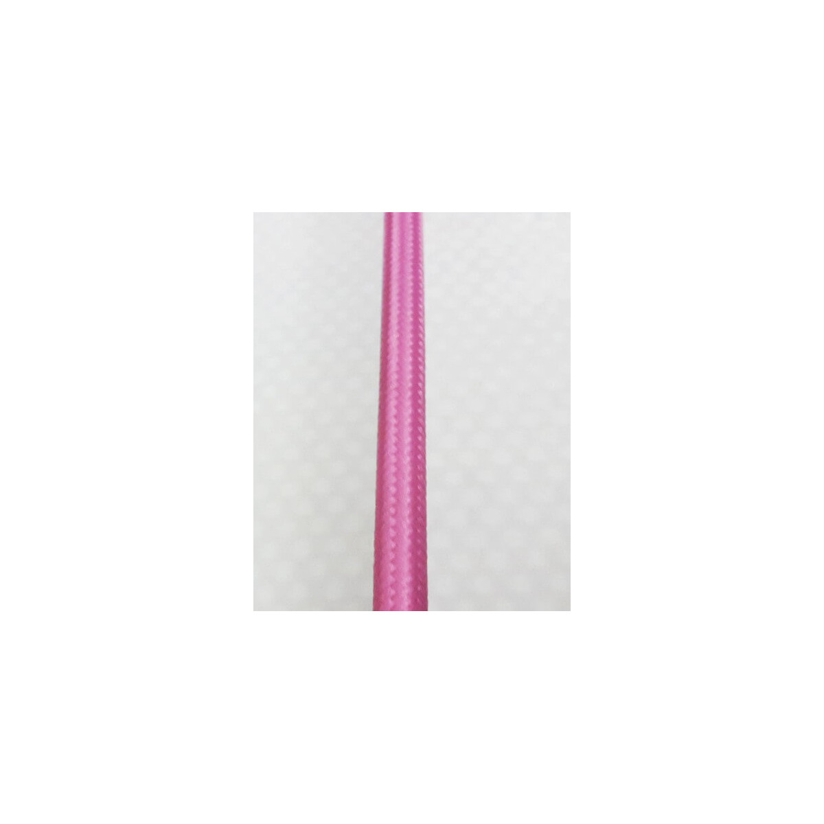 Fil électrique tissé de couleur Rose
