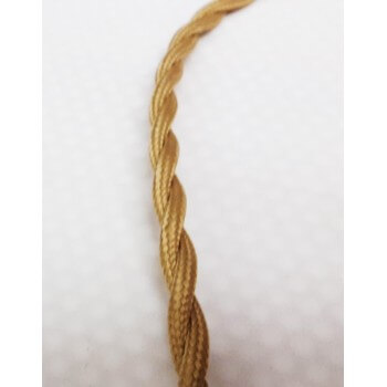 Wire electric vintage braided straw look color retro fabric