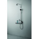 Design Edelstahl Knauf abnehmbar und tropischen Regen Duschsäule