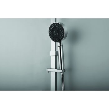 Bodyclean - Colonne de douche en acier inoxydable fonctions pluie tropicale et brume finition miroir S303