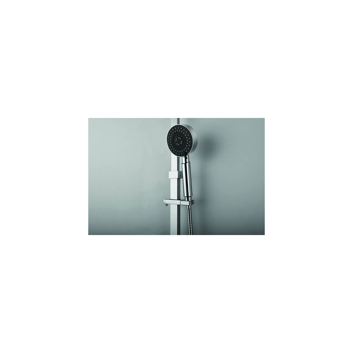 Design Edelstahl Knauf abnehmbar und tropischen Regen Duschsäule