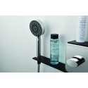Colonne de douche design en inox pluie tropicale et pommeau amovible