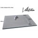 Shower tray 150 x 90 x 3 cm ready to tile with siphon + grid stainless steel linear flow