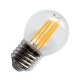 Lot of 3 bulbs to LED G45 E27 4w vintage style Edison bulb
