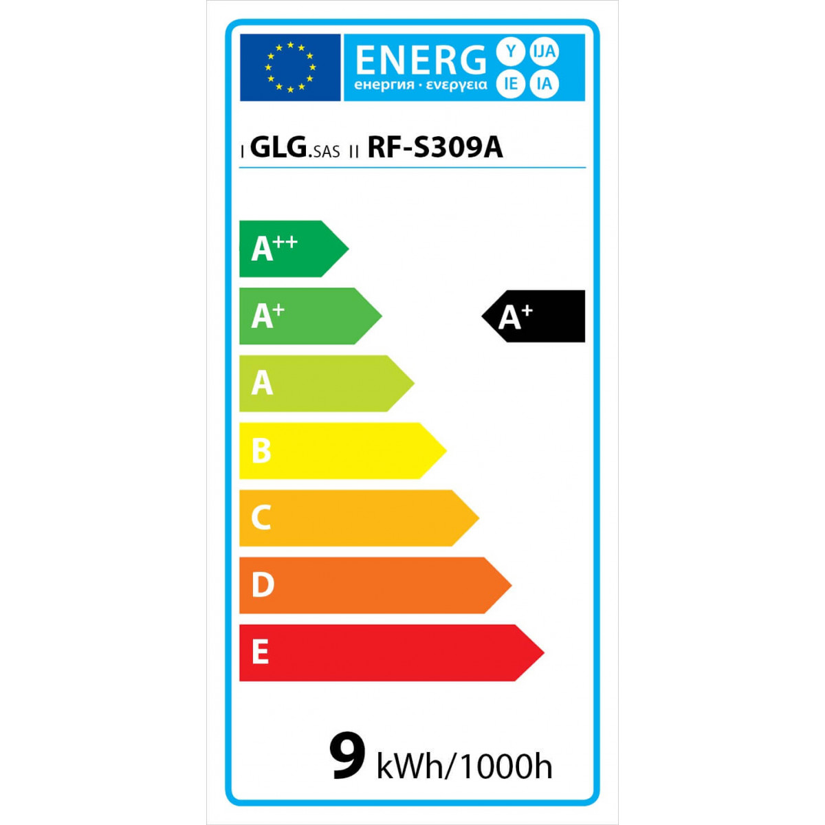 Bombilla led E27 9w iluminación plana en aluminio ultra económica clase energética Green Sensation