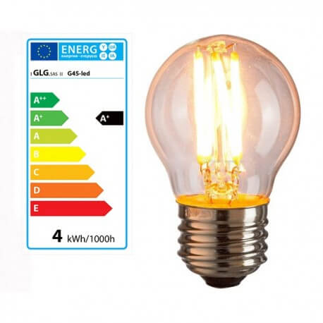 Birne E27 G45 4w LED Vintage-Stil Edison-Lampe