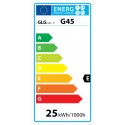 Ampoule vintage bulb Edison E14 G45 filaments Spirale 25 W classe energetique
