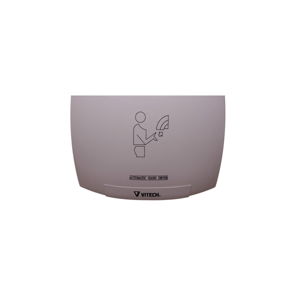 Secamanos Vitech diseño redondeado en ABS blanco