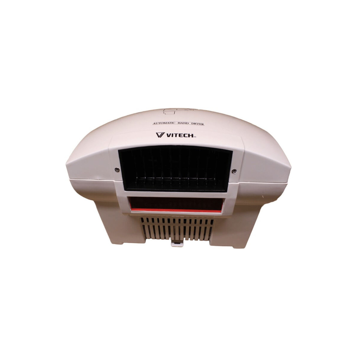 Vitech Händetrockner mit abgerundetem Design aus weißem ABS