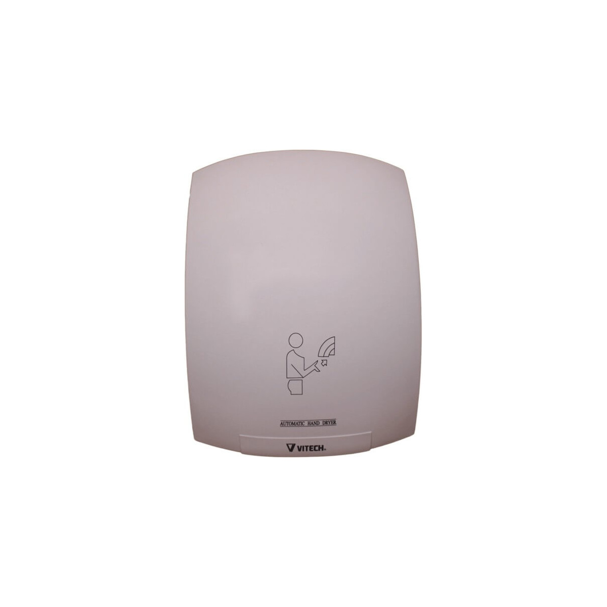 Secamanos Vitech diseño redondeado en ABS blanco