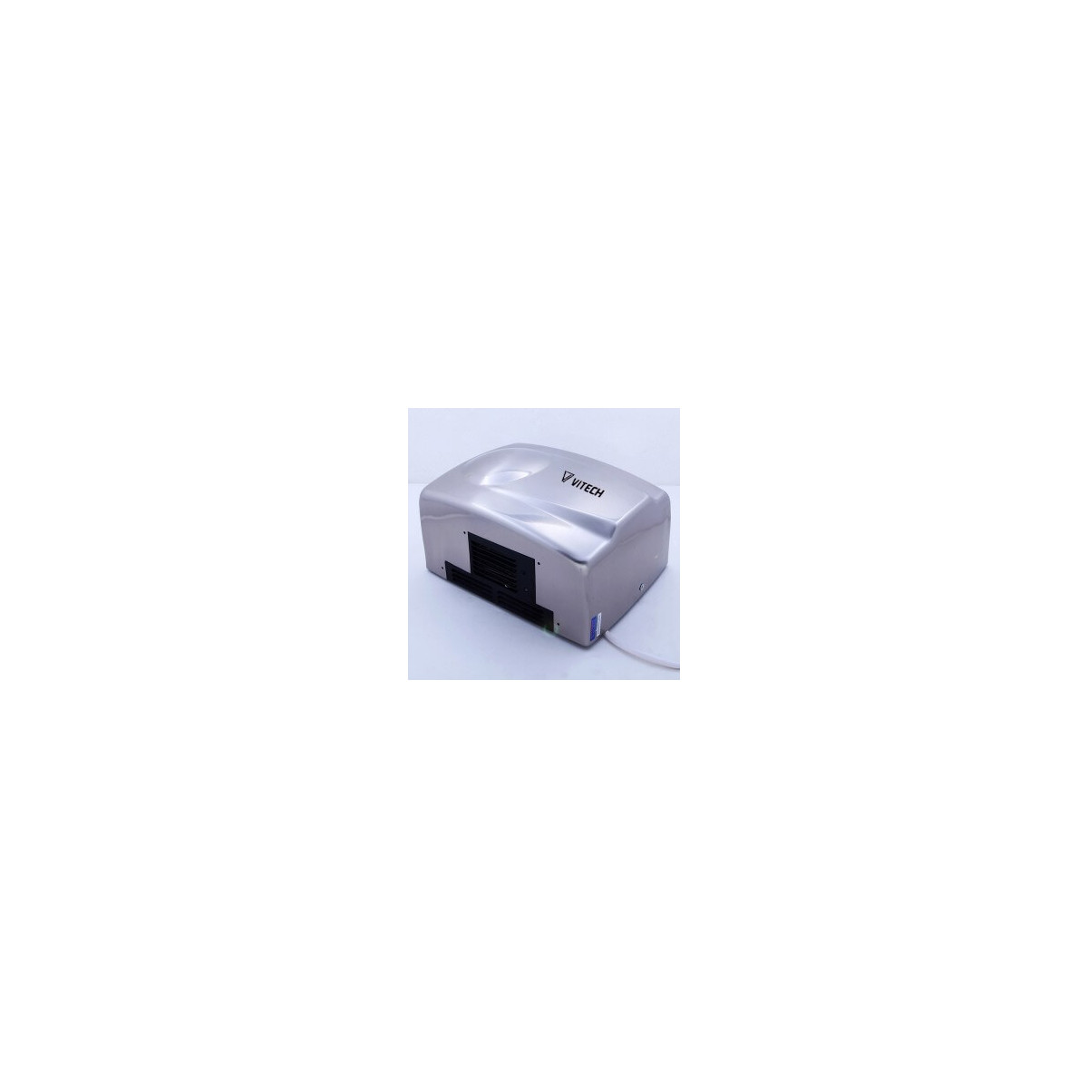 Secamanos de pared por infrarrojos Vitech en acero inoxidable 1400 W