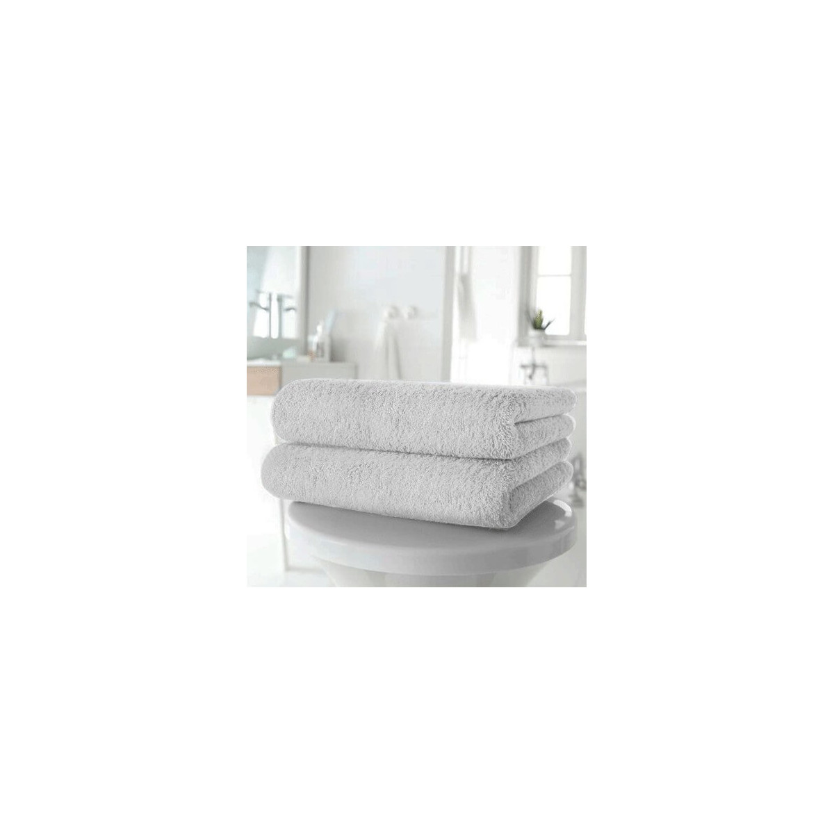 Set mit 10 Handtüchern, 30 x 30 cm, 100 % Baumwolle, 420 g/m²