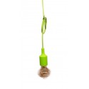 Plafonnier design en silicone vert