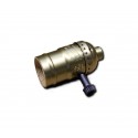 Socket-Typ E27 mit Drehschalter Vintage Bronze